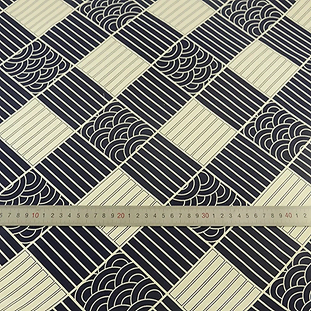 Teramila Retro Wolken Dunkelblau 100% Baumwolle Stoff Dekoration Pro Meter Bettwäsche Set für Kunst Handwerk Nähen Patchwork Hand – Detail 9