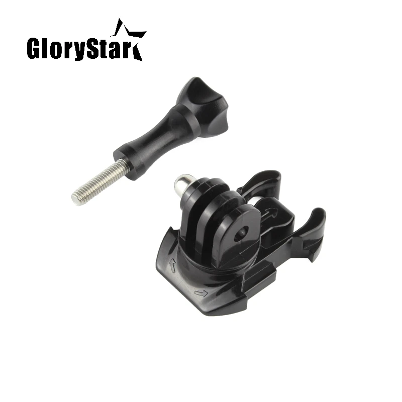 360度回転クイックリリースバックル,垂直スイベルマウント,gopro hero 8 7 6 5 4 3 3 2 for sjcam for xiaomi yi camera max