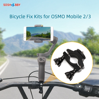 Handheld Gimbal Stabilizer Bike Mount Bicycle Bracket for OM 5/POCKET 2/FIMI PALM 2/Insta360 ONE X2/OSMO Mobile 2/3/Smooth 4