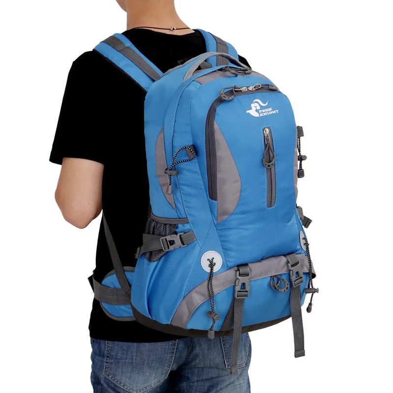 Bolsa de Montañismo al aire libre Trekking escalada deporte bolsa de viaje 7 colores Free Knight 30L Nylon escalada senderismo mochila impermeable