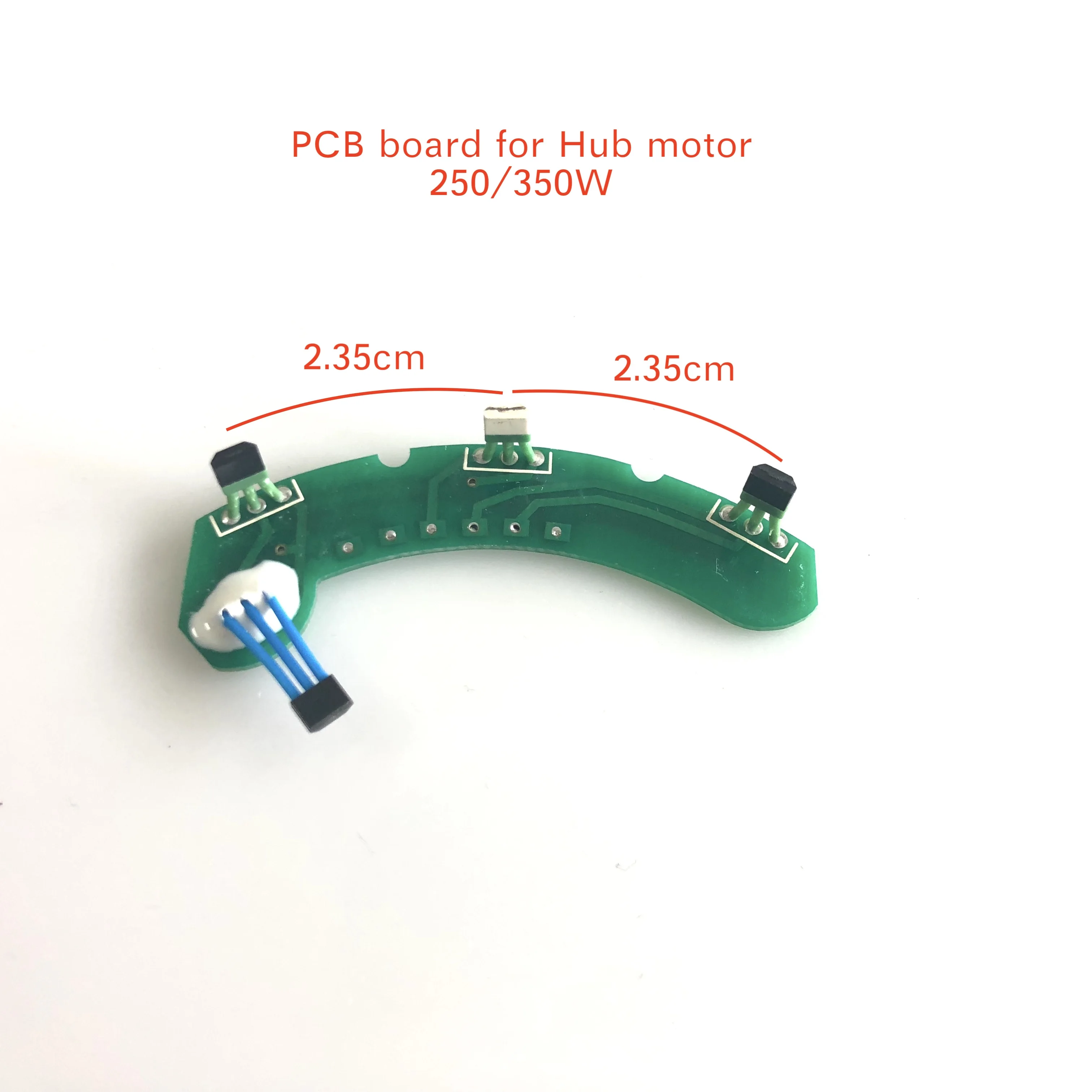 PCB board for E-bike 250W and 350W Hub Motor with Hall Sensors and RPM Sensor Control Green Part for Wiring