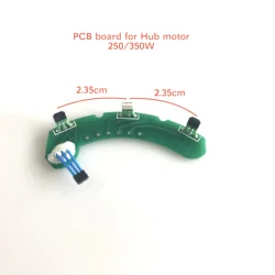 PCB board for E-bike 250W and 350W Hub Motor with Hall Sensors and RPM Sensor Control Green Part for Wiring