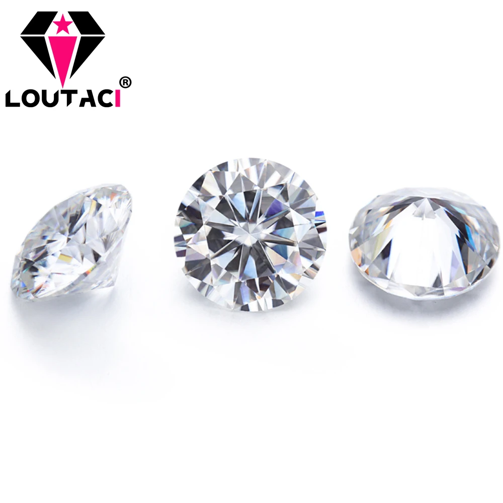 

LOUTACI Jewelry Manufacturers Wholesale High Quality Moissanite DEFGHIJ Color VVS-FL Clarity