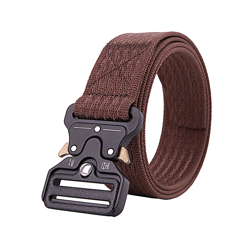 Mode Mannen Tactische Riem Militaire Outdoor Multifunctionele Training Quick Release Gesp Security Ademend Leisure Cinto