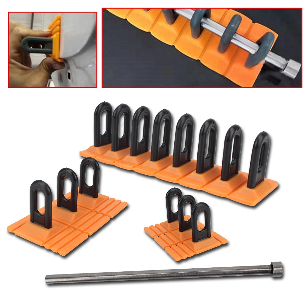 

Orange Dent Puller Kit Auto Dent Repair Tools For Car Paintless Dent Repair Tool Paintless Glue Puller Tabs Tools Kit