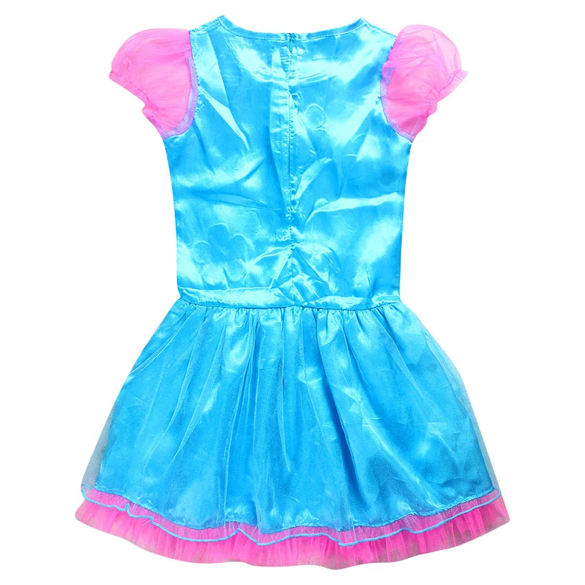 2020 Trolls 2 Kids Dresses For Girls Princess Costume Kids Cosplay trolls Poppy Party Dresses Vestido Fantasia Infantil Clothing