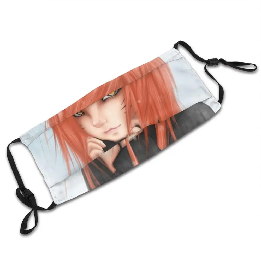 Ragazza manga máscara pano lavável diy filtro pm2.5 adulto crianças ragazza fantasia donna cartoni animati giappone capelli