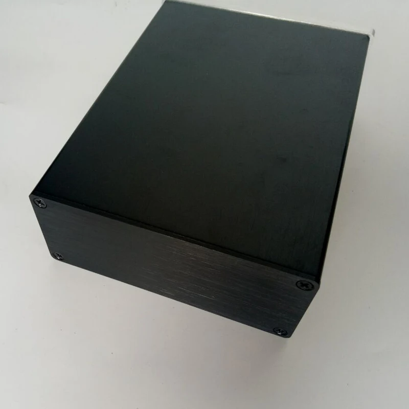 لتقوم بها بنفسك جميع الألومنيوم مكبر كهربائي هيكل صغير 1050 فك حالة السلطة قذيفة صندوق الصوت مكبر للصوت الضميمة 102*50*148 مللي متر