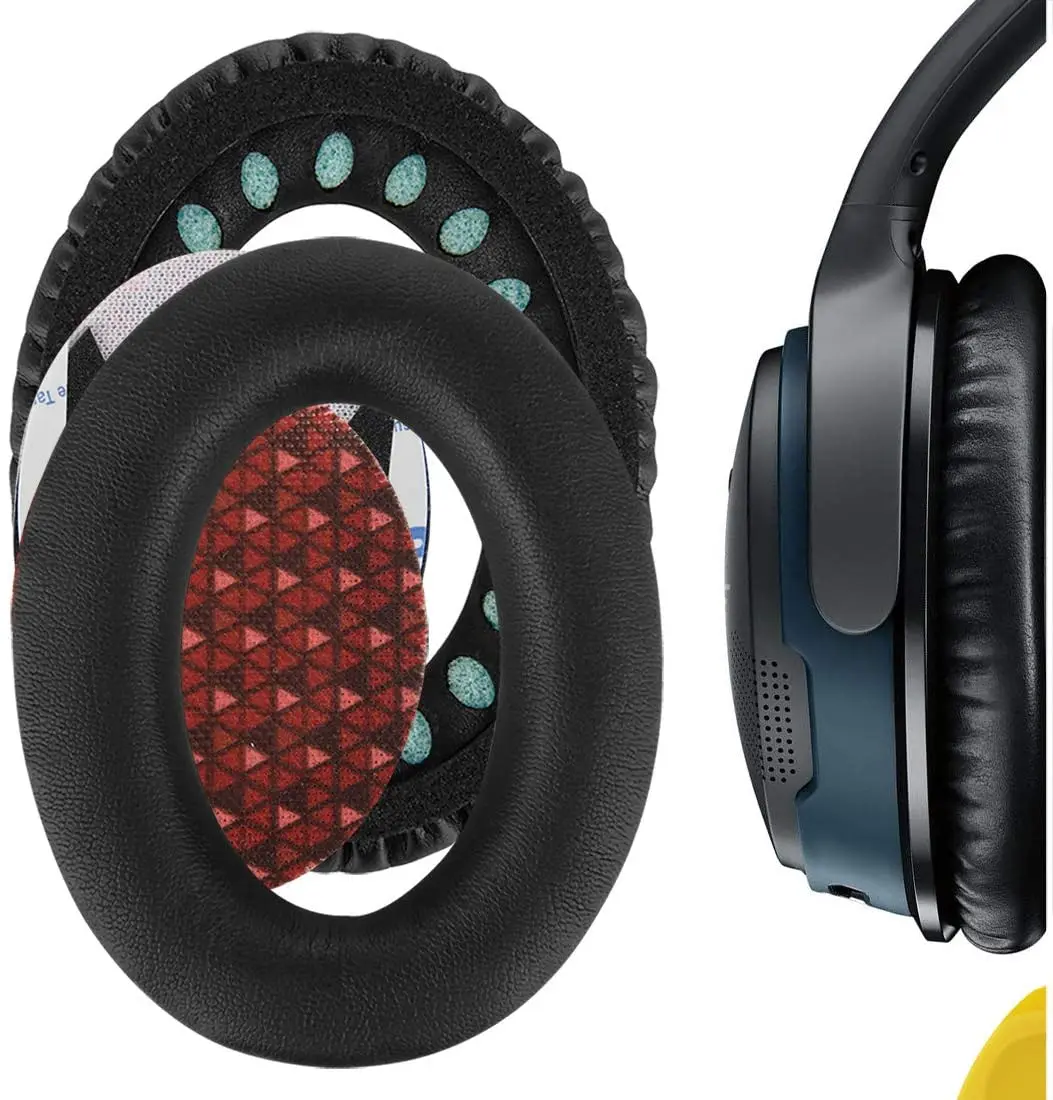 Replacement Ear Pads for Bose SoundTrue Around-Ear II, QC35, QC25, QC2, QC15, AE2, AE2i, AE2w Headphones Earpads