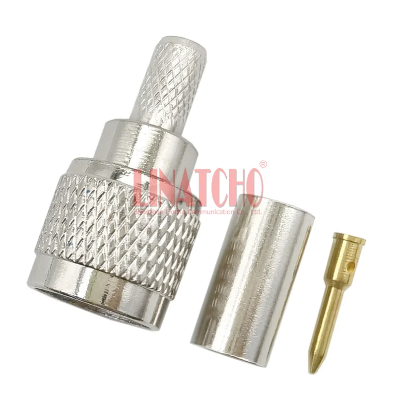 RF RG142 RG141 LMR195 RG58U Cable Mini UHF GM300 Car Radio Antenna Crimp Connector Plug