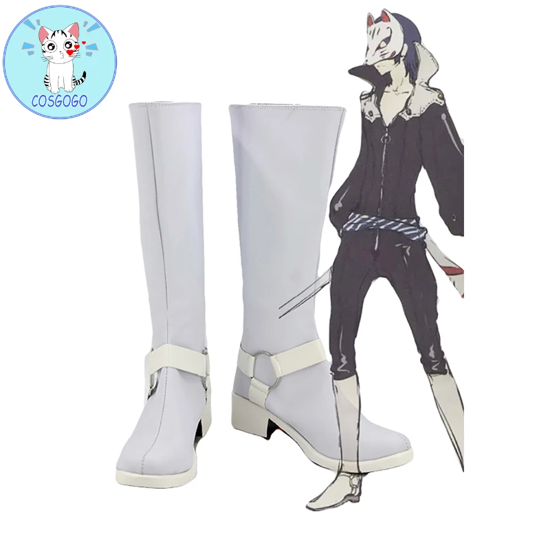 

Persona 5 Yusuke Kitagawa Cosplay Shoes Boots Custom Made Adult