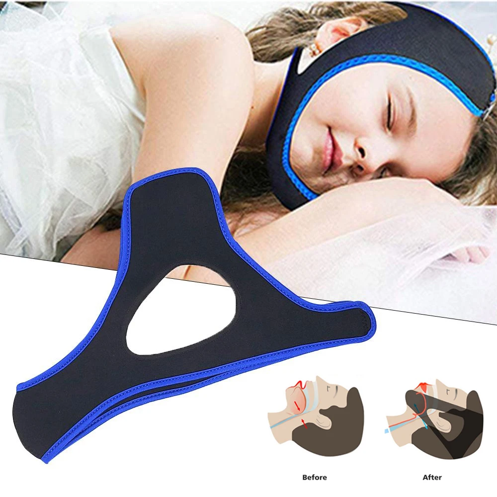 Anti Snoring Chin Strap,Snoring Solution Adjustable Snore Reduction Chin Straps Snore Stopper Advanced Sleep Aids Better Sleep