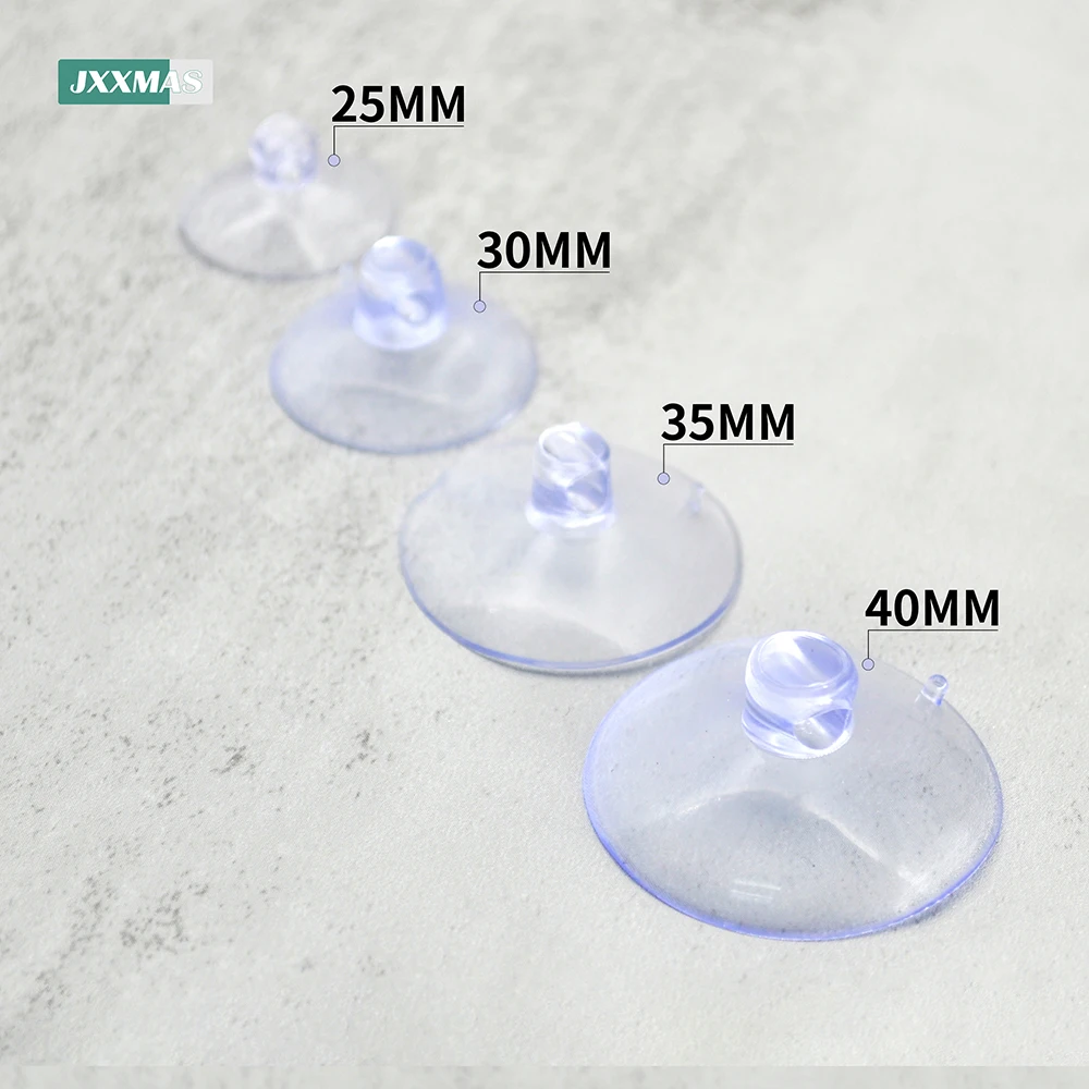 25/30/35/40mm Clear Sucker Suction Cup Silicone Bathroom Suction Cup Strong Wall Hook Window Wedding Car Glass Travel Universal