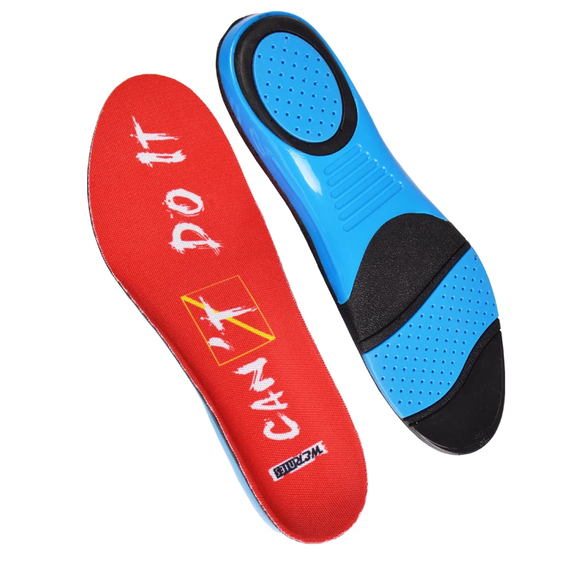 PU Memory Cushioning Insole Sport Breathable Absorbent Insoles for Men and Women shoes Slow rebound Deodorization