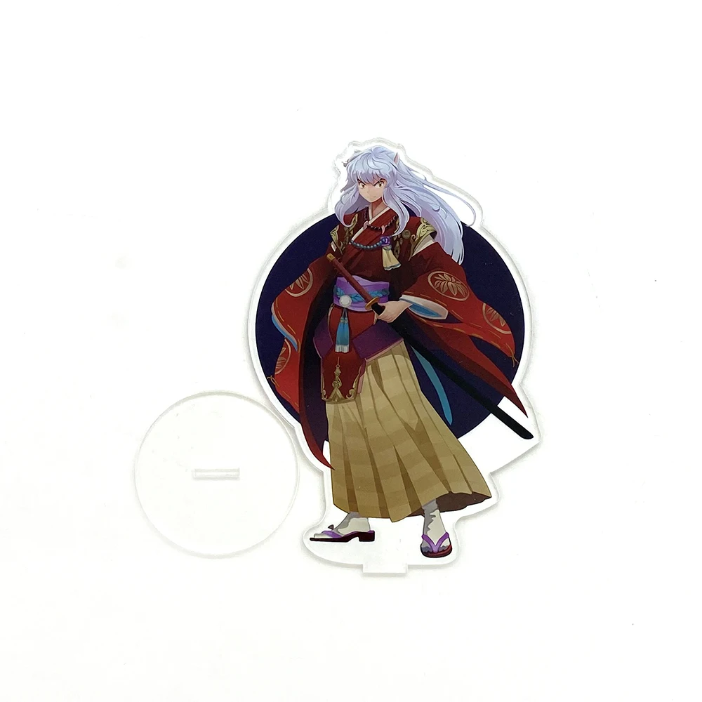 Inuyasha soporte de acrílico HF, soporte de placa de modelo de figura, adorno de pastel de anime japonés