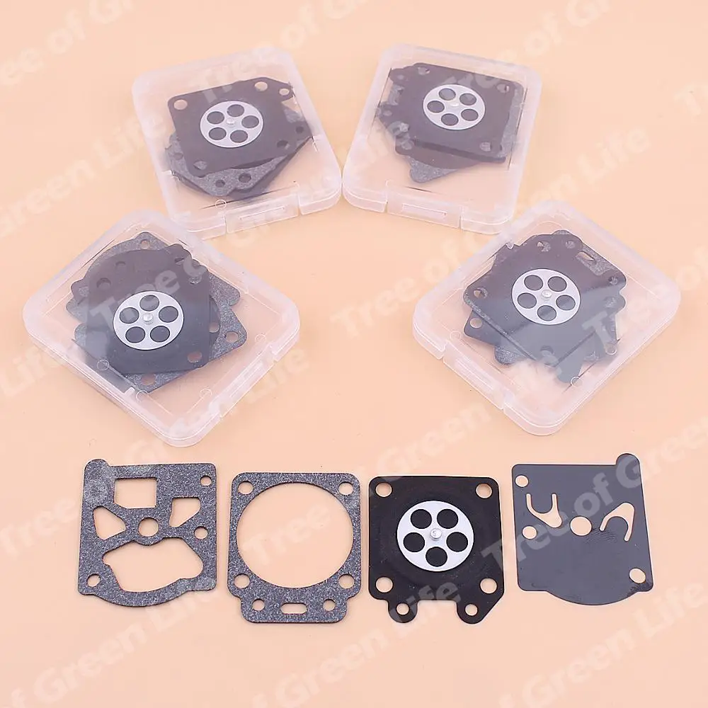 5 unids/lote Kit de reconstrucción de diafragma de reparación de carburador para Makita DCS341 DCS401 Walbro K20-WAT Carb