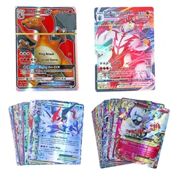 20PC Französisch/Englisch Version Pokemon Karten V GX MEGA TAG TEAM EX Spiel Schlacht Karte Kinder Spielzeug