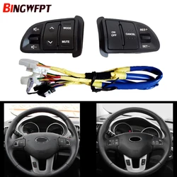 Multifunction Steering Wheel Button For KIA Sportage Audio Volume Speed Cruise Control Buttons Switch With Backlight Car Parts