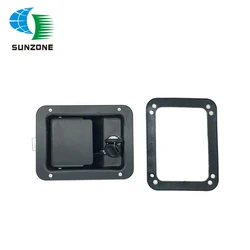 General Silent Generator Set Door Lock Iron Pannel Lock Canopy Door Locks 141*110MM