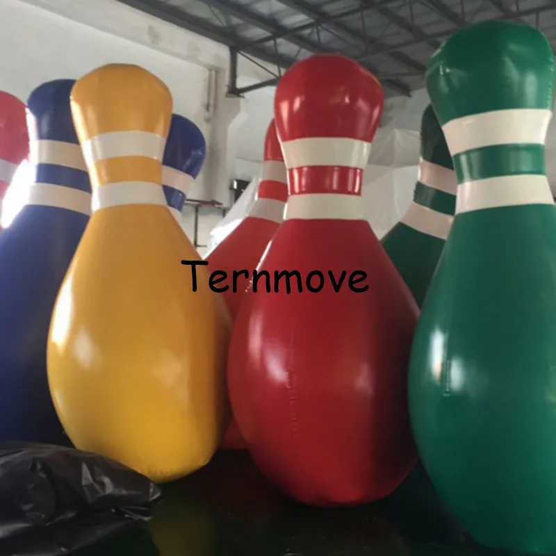 PVC air tight bowling game, 2 pieces human bowling ball Giant Bowling Ball Game Inflatable Bowling For Human Zorb Ball Game