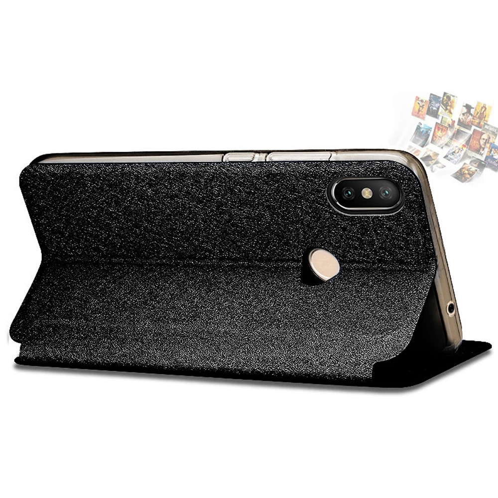 flip case for xiaomi mi8 case xiaomi 8 cover back book tpu stand luxury glitter leather 6.21\