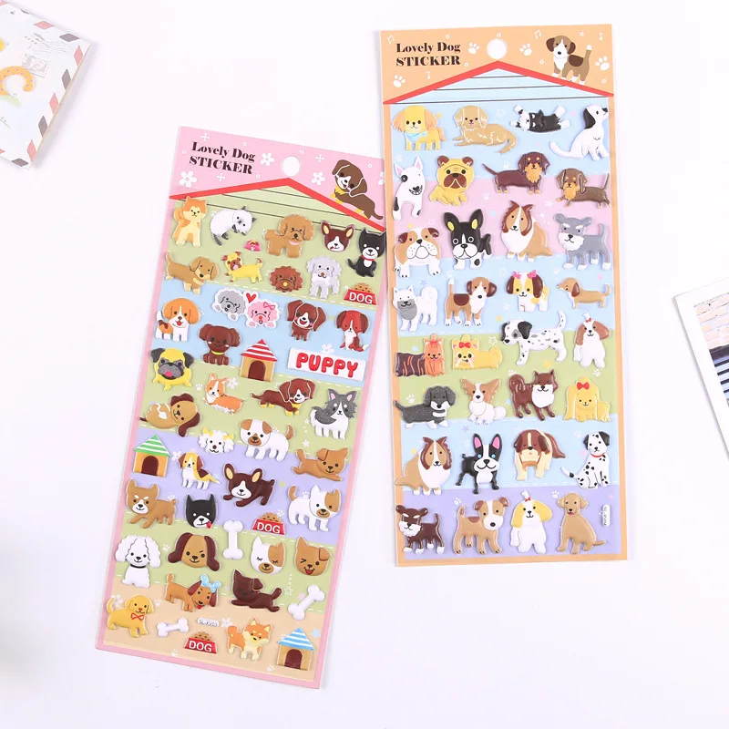 1pcs/lot Kawaii Stationery Stickers Cute dog Decorative Mobile Sticker Scrapbooking DIY Craft Sticker