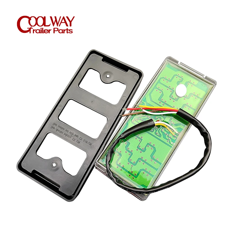 2PCS E4 ADR Approved Truck Combination Led Lights Lamp Tail Turn Signal Stop Brake Submersible Boat Trailer Parts