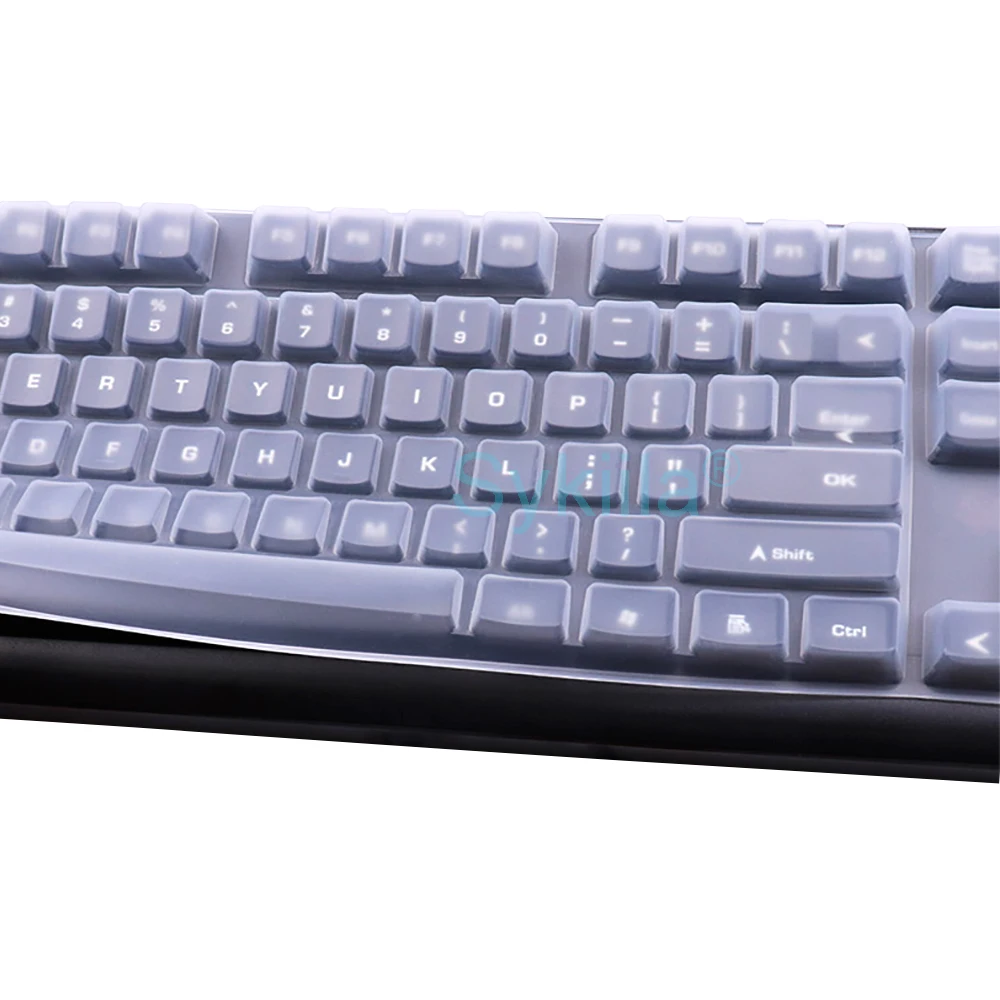 Keyboard Cover for MIIIW 600K HZJP01YM QZJP01YM Gaming for Cherry Mechanical 104 Clear Transparent Silicone TPU Protector Skin