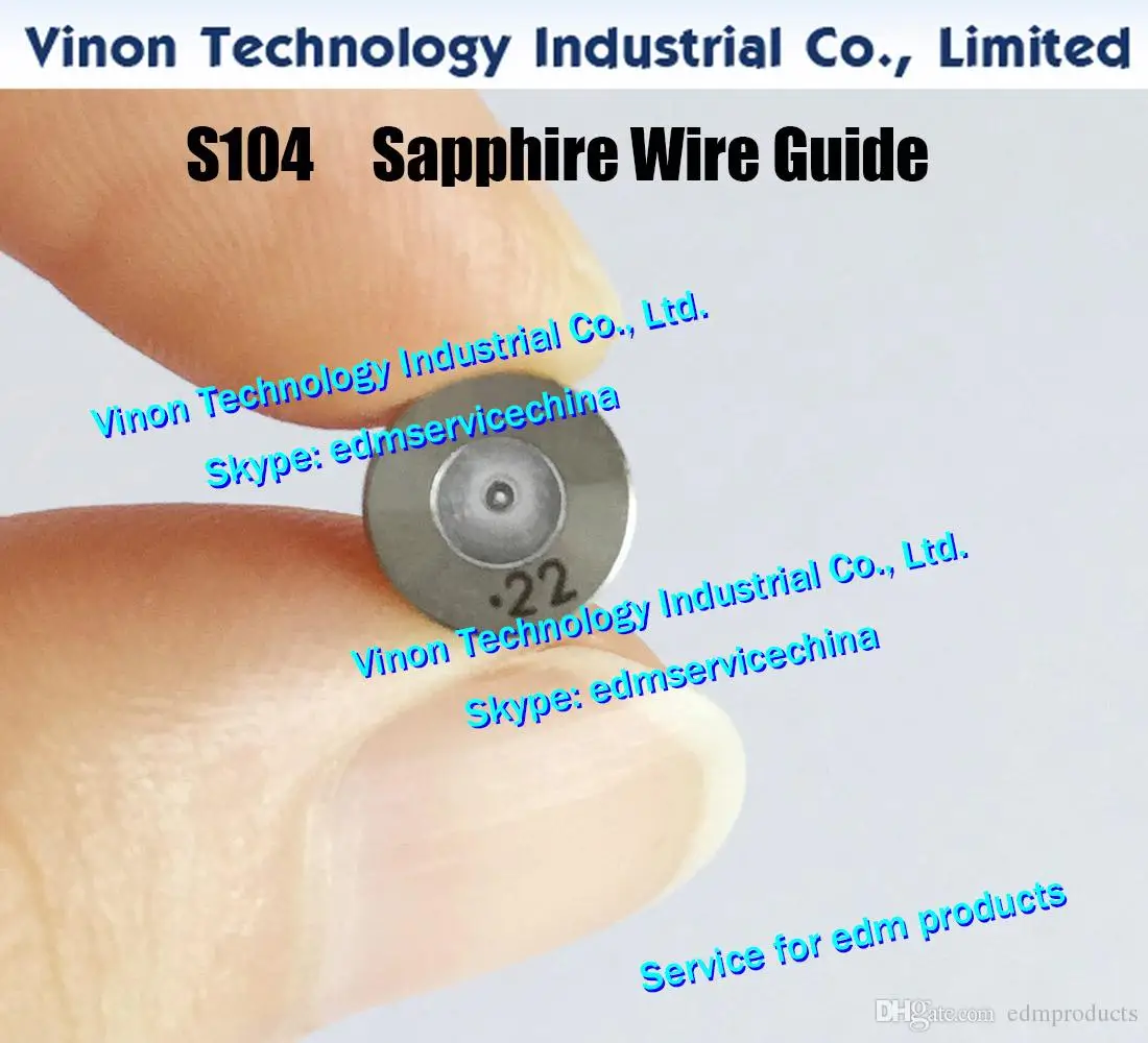 Ø0.26mm edm Wire Guide (Sapphire) S104 3080223, Upper Dies B (Sapphire) 0205407 for AQ,A,EPOC edm machine EDM Sapphire Guide