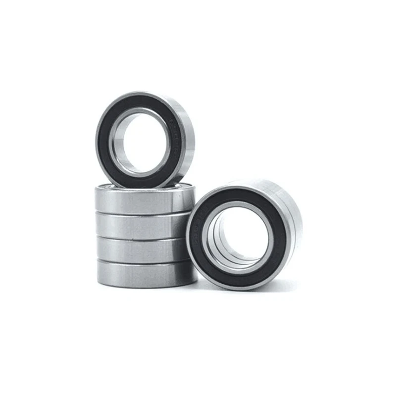 50pcs/lot S6007-2RS S6007RS ABEC-5 Stainless steel 35×62×14mm Deep Groove Ball bearing Double Rubber cover 35*62*14mm