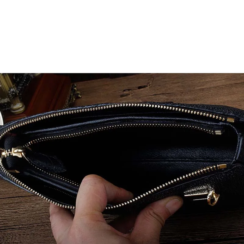 ourui new arrival  men  Hand bag  black male bag large capacity  Men's handbags men clutch bag