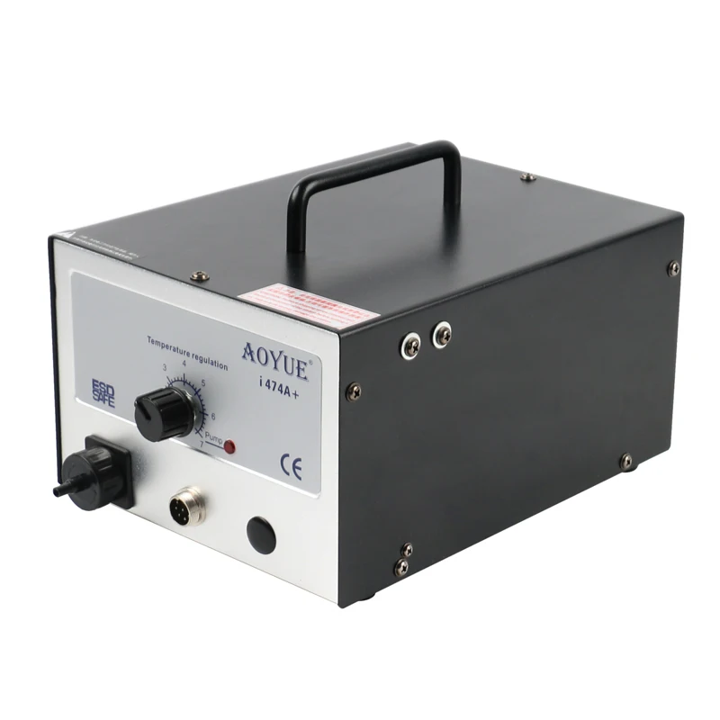 AOYUE Int 474A+ Electric Vacuum Desoldering Pump Solder Sucker Gun LED Display 3 inN 1 110V/220V BGA Suction Rework