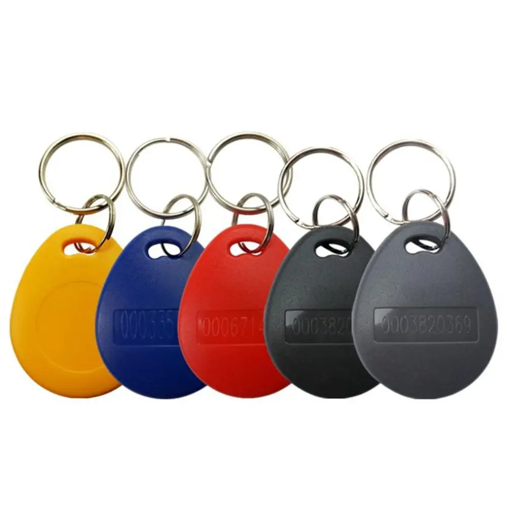 125khz EM4100 TK4100 Proximity RFID ID Token Keyfob Key Keychains (Read only)for Amusement parks Ticketing Canteen