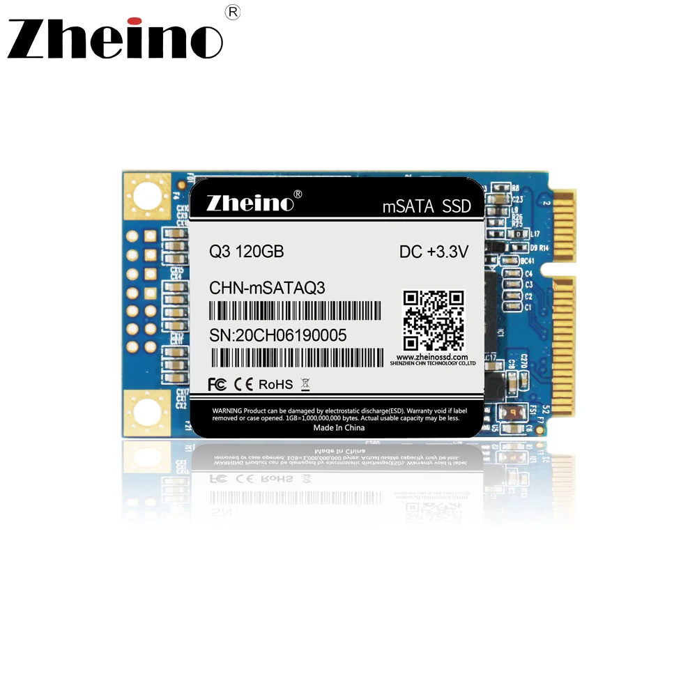 Zheino Msata SSD 120GB 240GB 480GB 1TB SSD Internal Solid State Drive For Laptop Mini PC Tablet PC