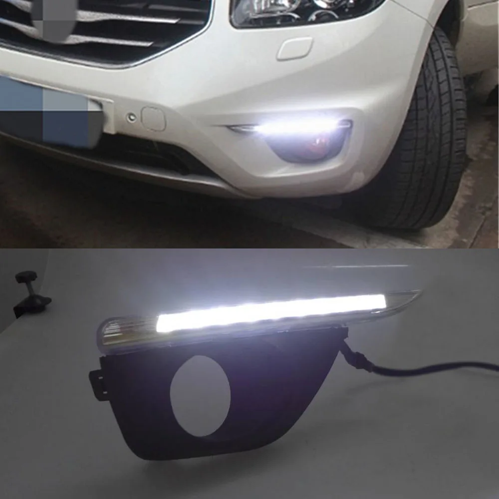 1Set For Renault koleos 2011 2012 2013 2014 driving LED DRL Daytime Running Light Warning Light Super Brightness Car Accessories