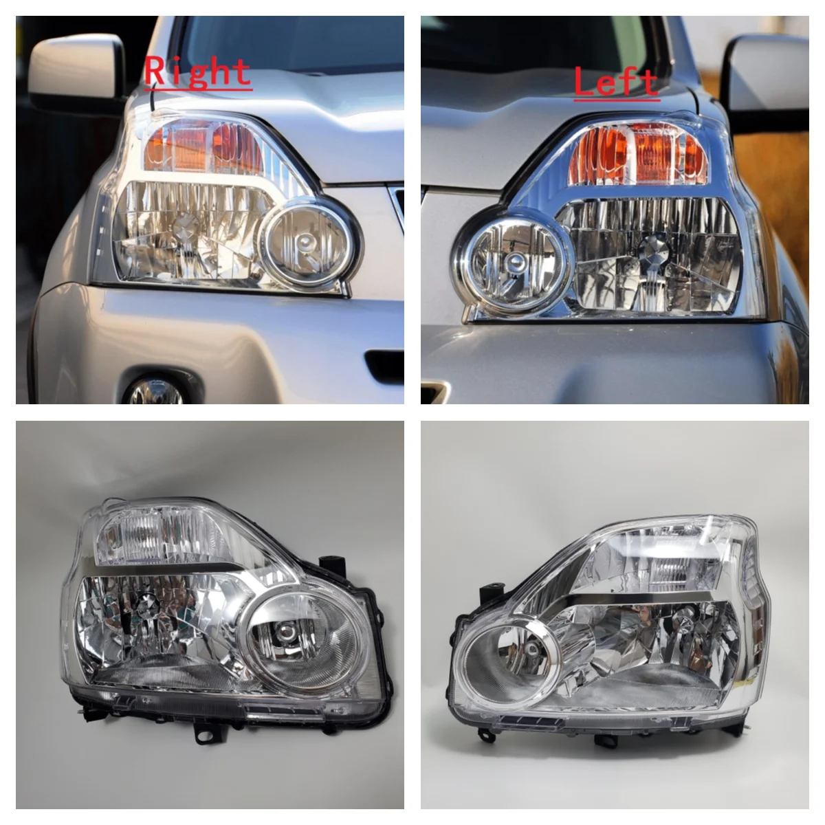 Suitable for 08, 09, 10, 11, 12, 13 Nissan X-Trail headlights, lamp housings, lighting lampshade semi-assemblies