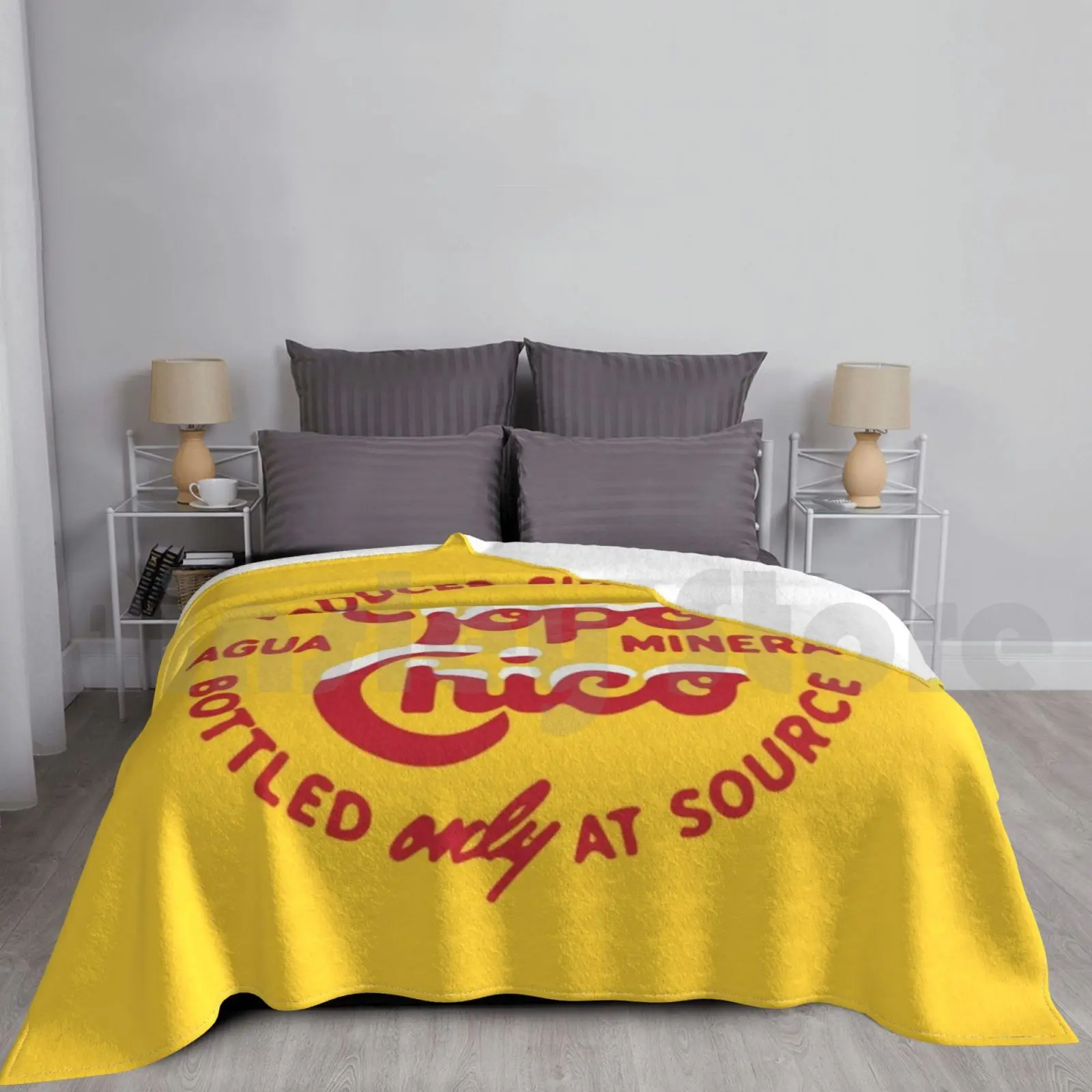 Tc Manta de Agua Mineral Moda Personalizado Topo Chico Agua Mineral Nuevo México Topo Chico Topo Chico