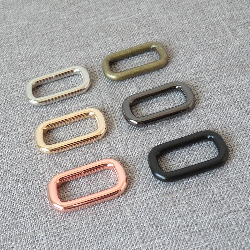 

10pcs 25mm webbing heavy metal belt buckle for bag handbag strap link chain clasp dog pet martingale collar dog leash accessory