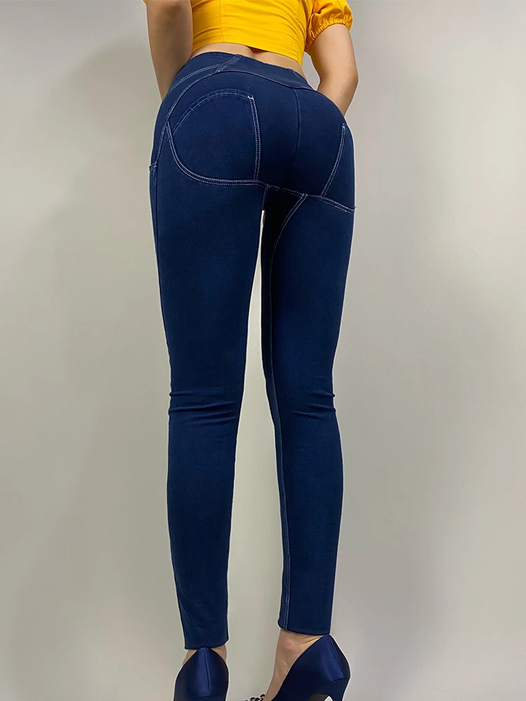 Shascullfites Melody Women Pants High Waist Denim Trousers Sexy Women Yoga Gym Pant Jeans Women Stretch Slim Fit Skinny Leggings