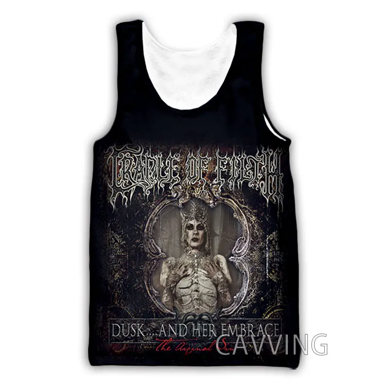 CAVVING 3D Printed  Cradle Of Filth  Tank Tops Harajuku Vest  Summer Undershirt Shirts Streetwear for Men/women