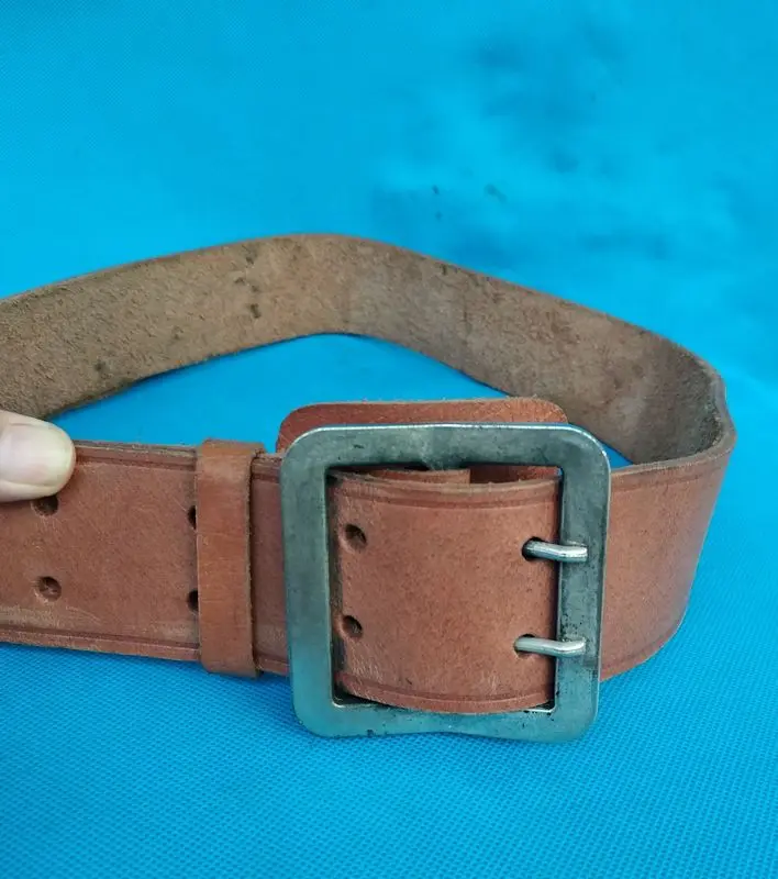 SURPLUS Military leather girdle Chinese soldier belt collector