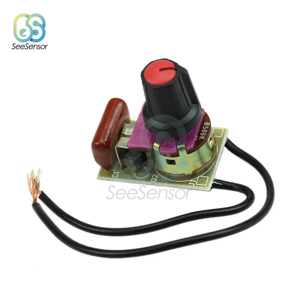 Modulo Dimmer 220V 100W con interruttore potenziometro modulo regolazione velocità Kit fai da te per Arduino