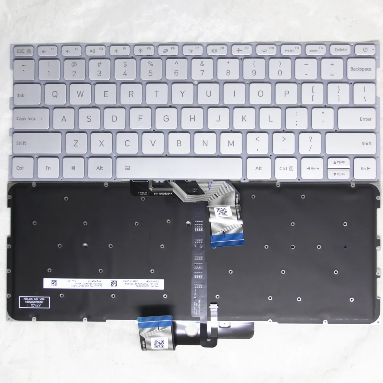 100%NEW Original US for XIAOMI MI Notebook Air13.3 161301-01 -07 TM1604 TM1613 TM1703 TM1704 English Laptop Backlit Keyboard