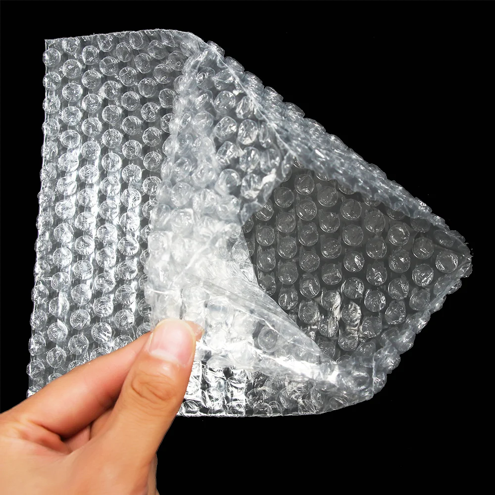 50Pcs PE Clear Protective Bubble Bag Foam Packing Bags Shockproof Envelopes Gift Wrap Package Cushioning Covers Home Supplies