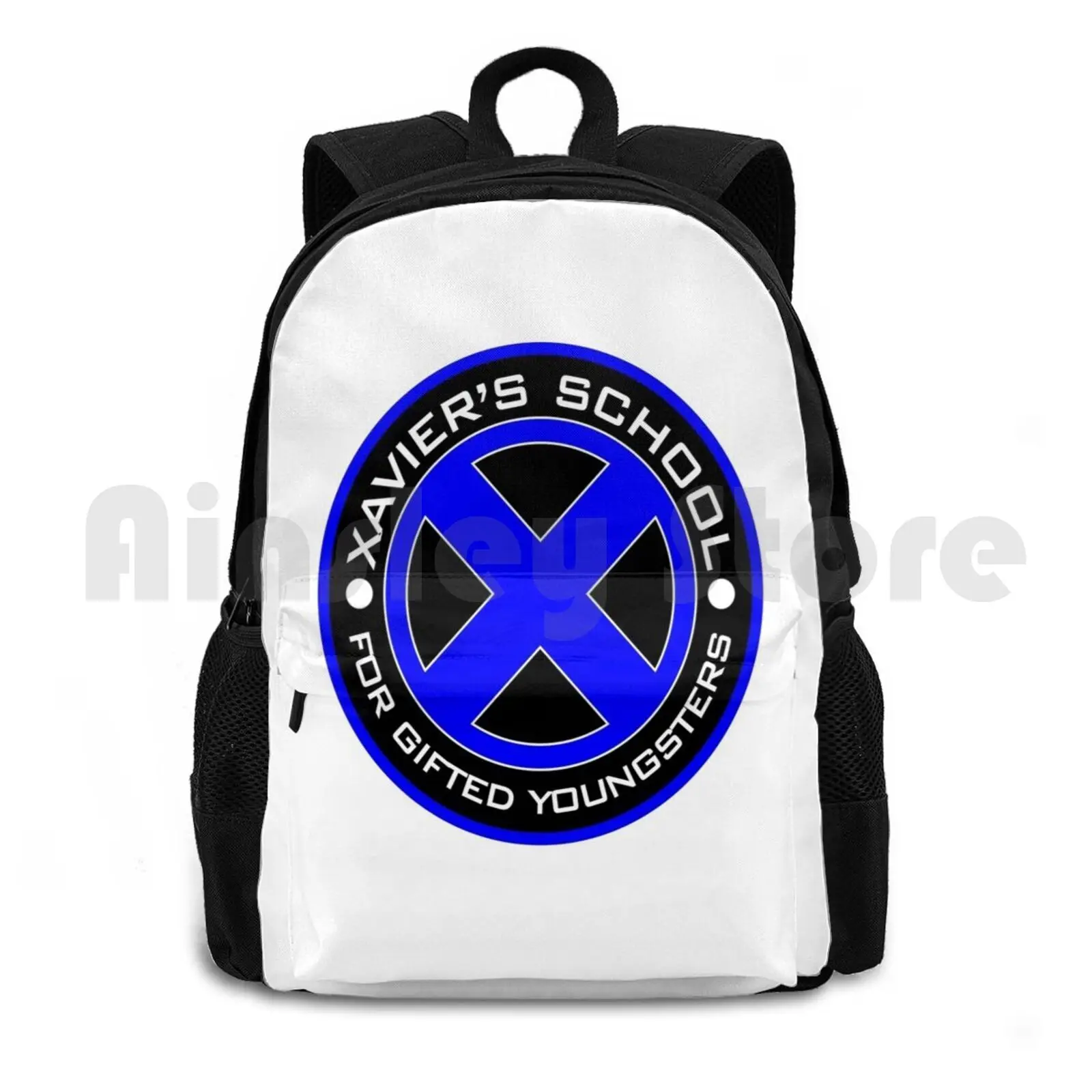 Xavier's School Outdoor Hiking Backpack Waterproof Camping Travel X Men Mutants Comic Hero Superhero Super Hero Xavier Mutant