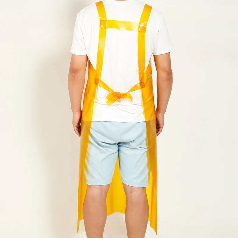 Rubber Work Apron Waterproof Oil-Proof Men\'s Overall Smock Adult Home Kitchen Women Restaurant Wear-Resistant Thick Pinafore