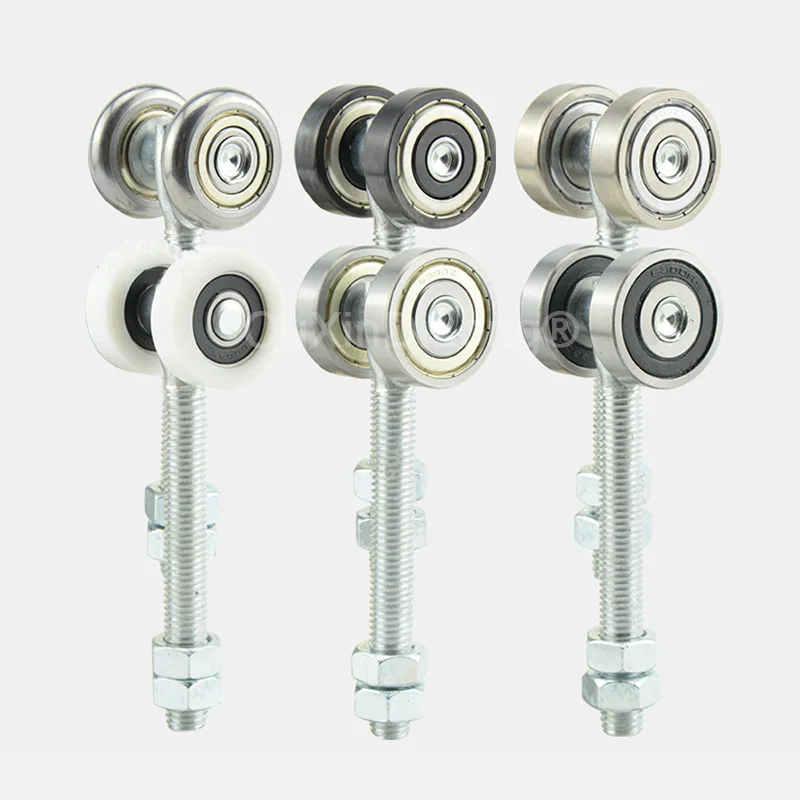 

4PCS Pulley Sliding Door Hanging Industry Sliding Door Accessories Hanging Wheel Hanging Door Track Pulley Bearing 100KG GF849