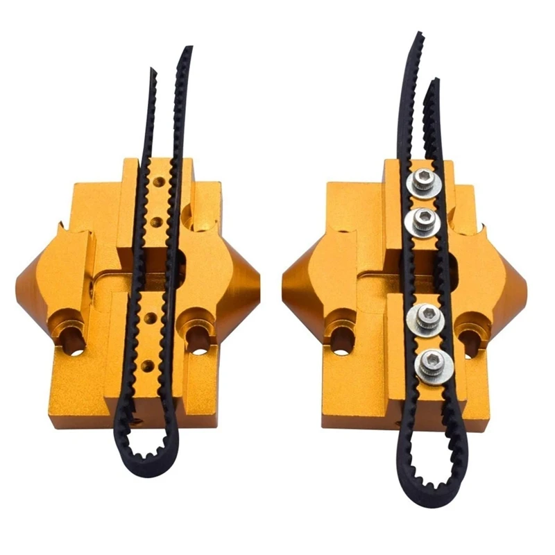 M3/M4 Aluminum Alloy Kossel Delta Pulley Slip Gauge Hammock Effector with Screw Tackle for Closed Loop Belt 3D Printer Parts