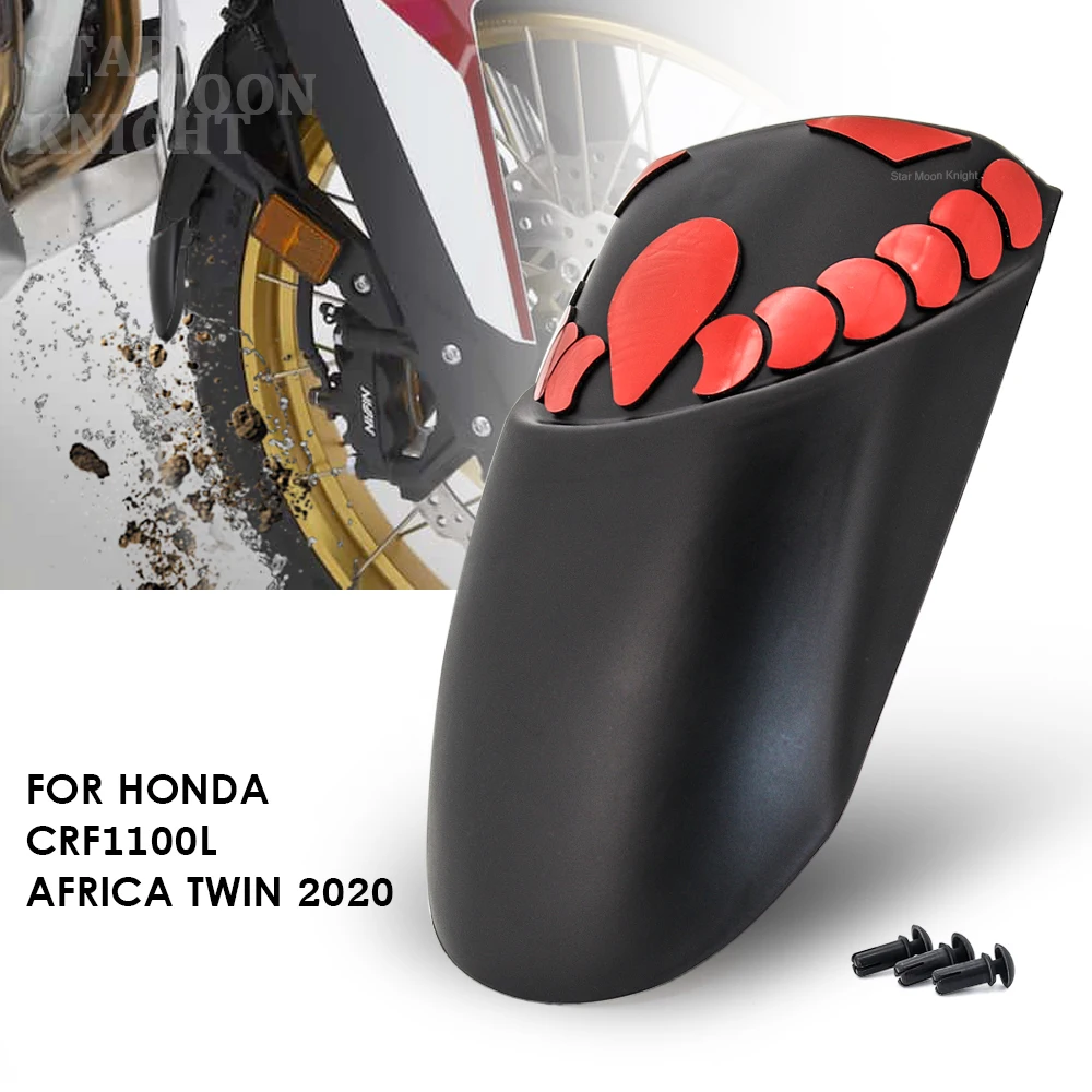 CRF1100 L Ekstensi Ekstensi Belakang Spatbor Depan Sepeda Motor untuk Honda CRF1100L Africa Twin 2020 CRF 1100 L