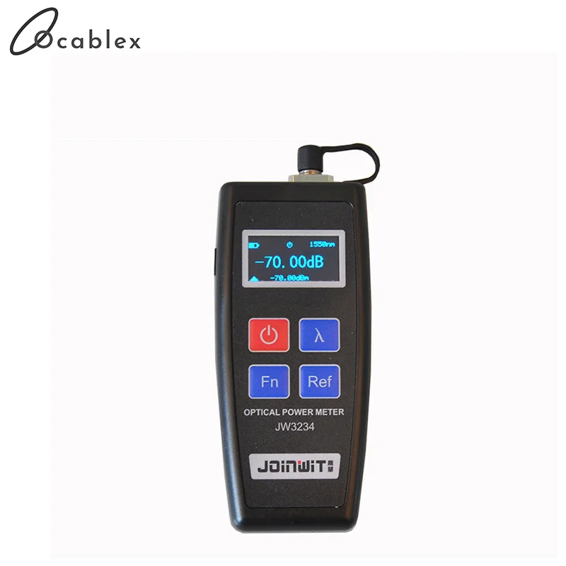 JW3234 Super Mini Joinwit JW3234 FTTH Fiber Optical Power Meter Fiber Optical Cable Tester -70dBm~+10dBm Universal interface